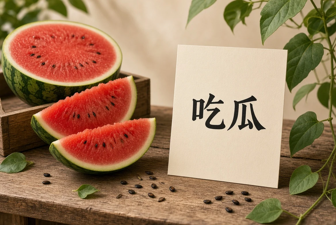 关于吃瓜相关视觉内容